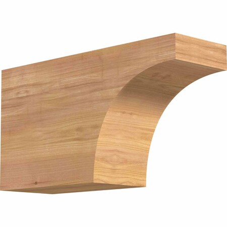 Ekena Millwork Huntington Smooth Rafter Tail, Western Red Cedar, 5 1/2"W x 10"H x 18"L RFT06X10X18HUN00SWR